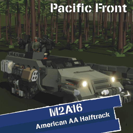 [PF] M2A16 Anti Air Halftrack — Stormworks: Build and Rescue Steam Workshop preview image