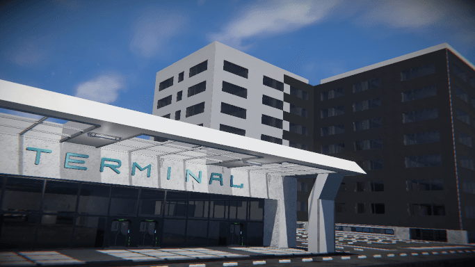 International Airport 2 East Terminal (No Interior) — Space Engineers Workshop preview