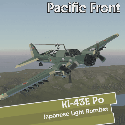 [PF] Ki-43 "Po" Light Bomber — Stormworks: Build and Rescue Steam Workshop preview image