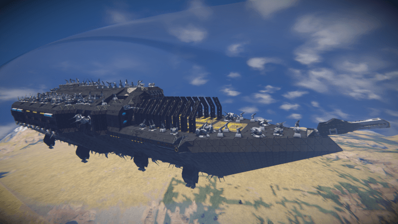 RDI Helix Class Carrier Helix Flame — Space Engineers Steam Workshop preview image