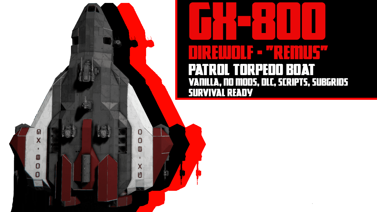 GX-800 Direwolf - "Remus" — Space Engineers Workshop preview