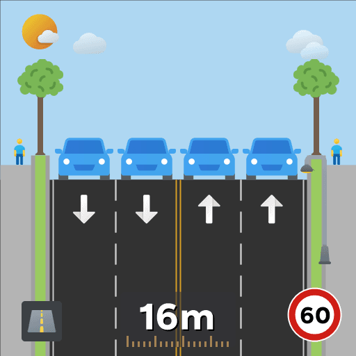 Small Four Lane Road with trees (2+2) — Cities: Skylines Workshop preview