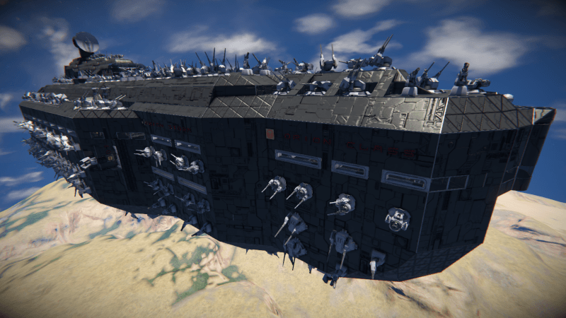 RDI Orion Class battle cruiser  Orion Storm — Space Engineers Workshop preview