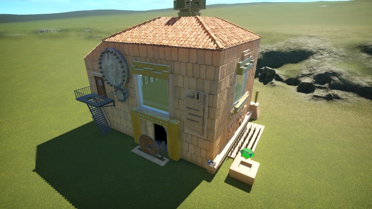 Temple staff building — Planet Coaster Workshop preview