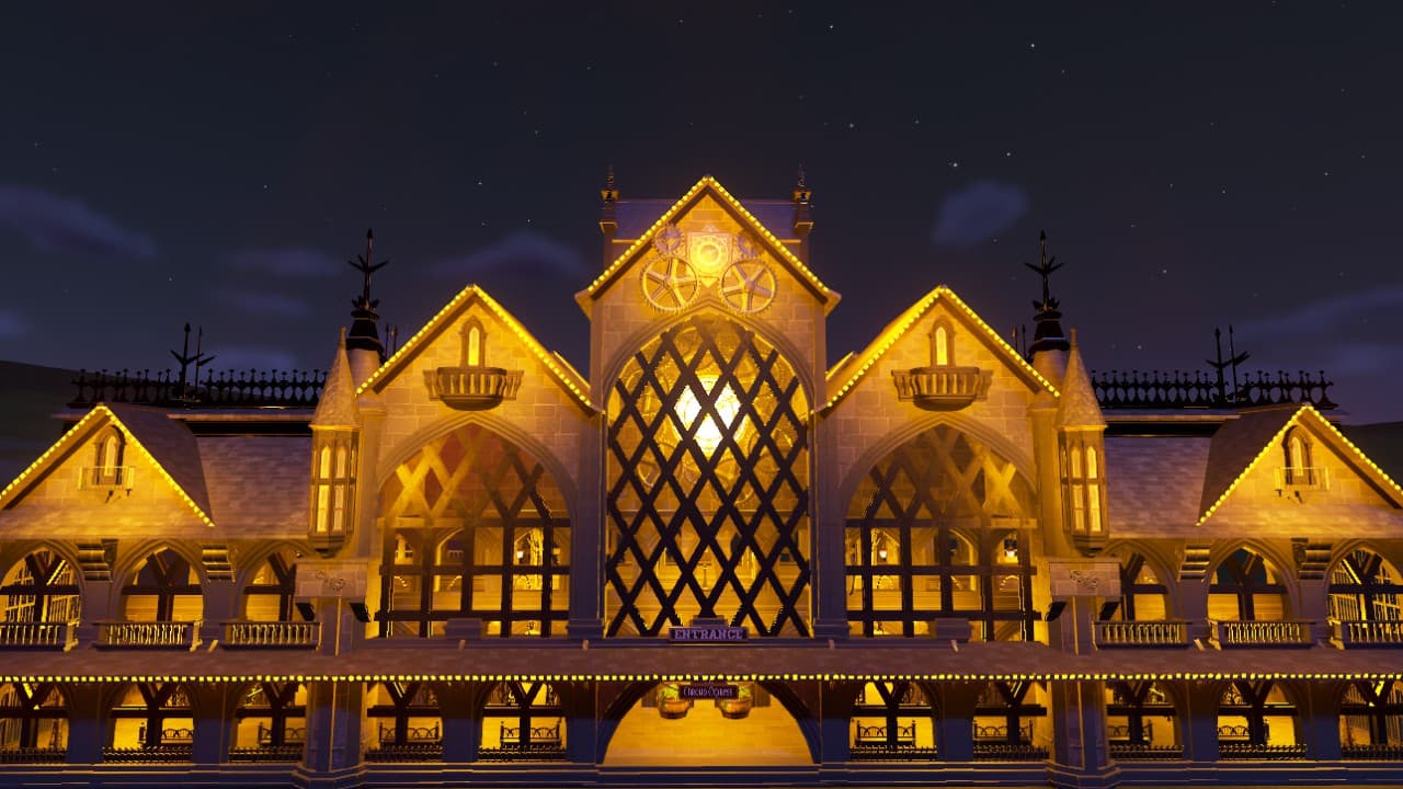 Sirenexa Presents "The Chrono Express Train Station" — Planet Coaster Steam Workshop preview image