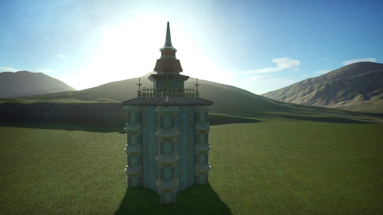 Atlantean Tower Square — Planet Coaster Steam Workshop preview image