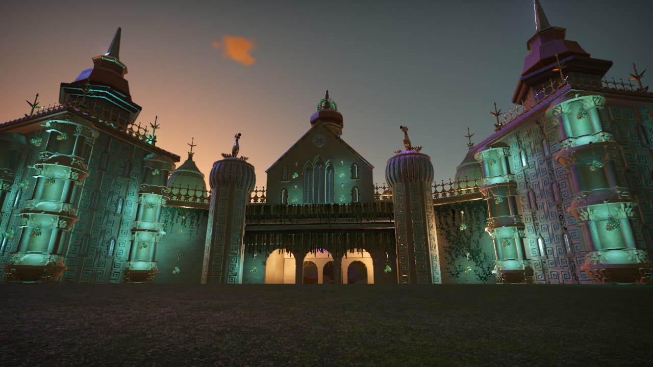Atlantis Courtyard Building — Planet Coaster Workshop preview