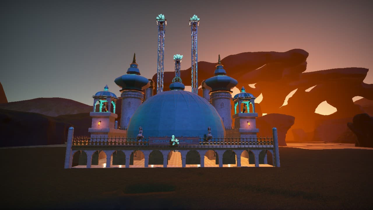 Crystal Burst — Planet Coaster Workshop preview