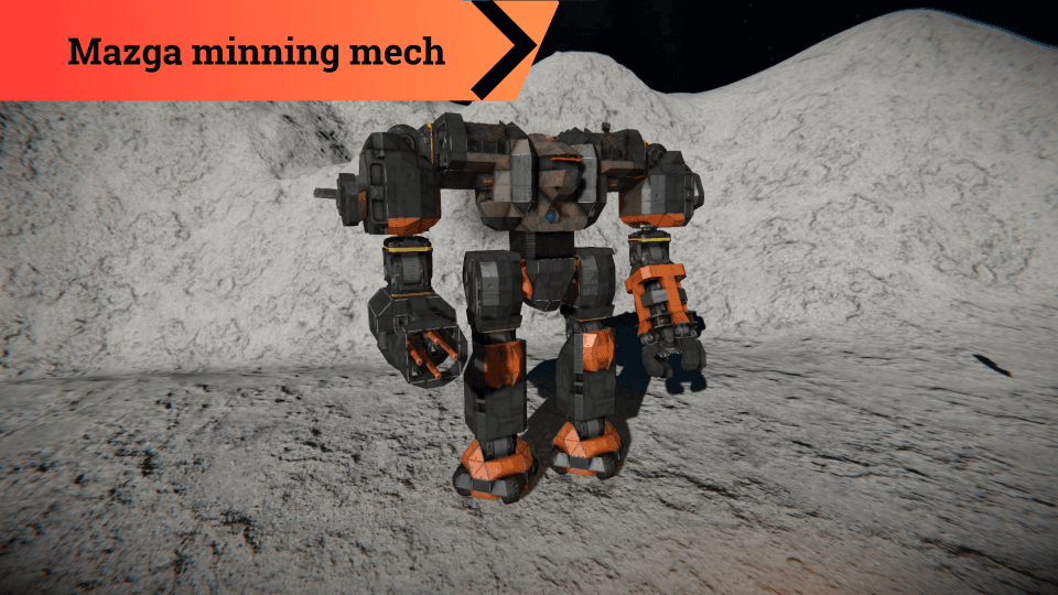 Mazga mining mech — Space Engineers Workshop preview