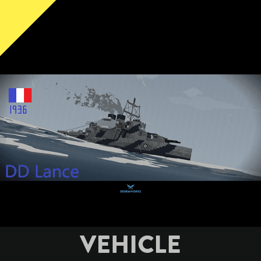 Fictional History [1936]----Lance class destroyer — Stormworks: Build and Rescue Workshop preview