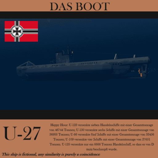 [Pseudo History 1940]  U-27"Phantom Whale" — Stormworks: Build and Rescue Steam Workshop preview image