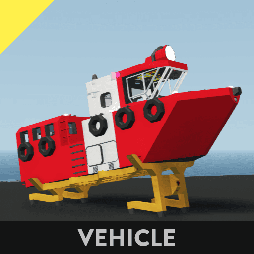 19K Starter Boat "Red Snail" — Stormworks: Build and Rescue Workshop preview