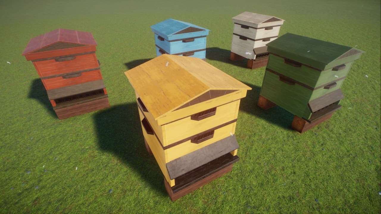 Colorful Beehive Pack — Planet Zoo Steam Workshop preview image