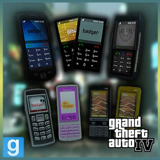 GTA IV - All Phones (Props) — Garry's Mod Steam Workshop preview image
