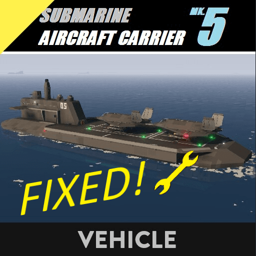 Submarine Aircraft Carrier MKV Fixed — Stormworks: Build and Rescue Workshop preview