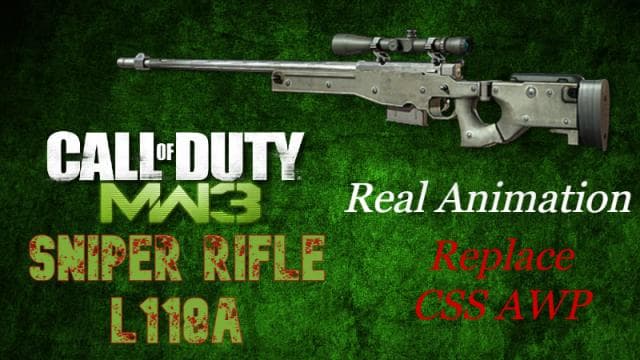 [MW3] L118A Replace CSS AWP (MW3 Animation) — Left 4 Dead 2 Steam Workshop preview image