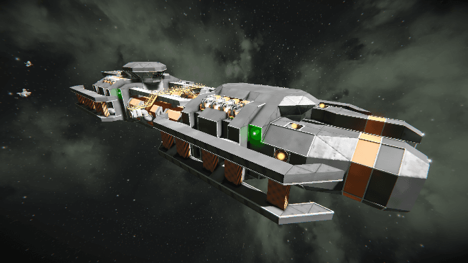 Mining Barge — Space Engineers Workshop preview