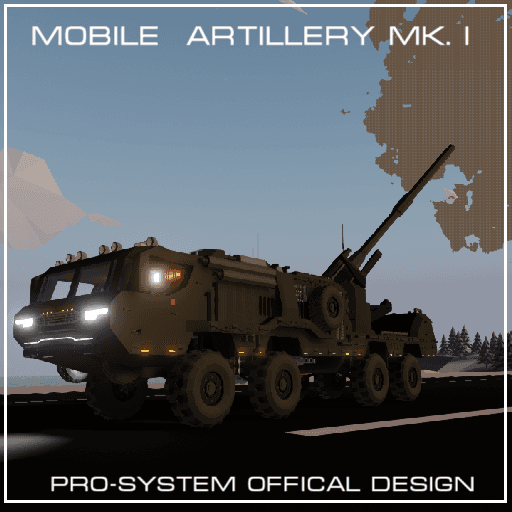 Mobile Artillery Unit Mk. I | PRO-SYSTEMS — Stormworks: Build and Rescue Workshop preview