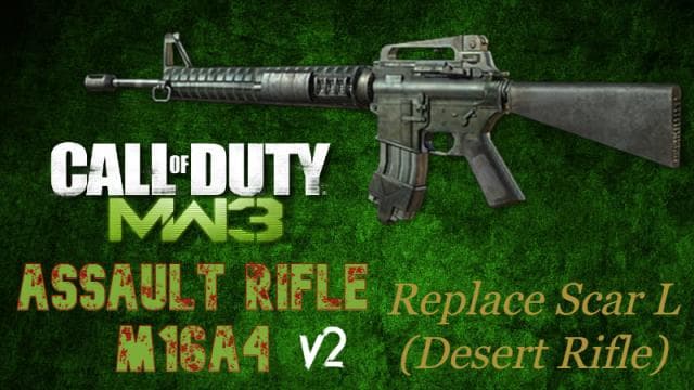 [MW3] M16A4 v2 replace Scar (MWR M4A1 Animation) — Left 4 Dead 2 Steam Workshop preview image