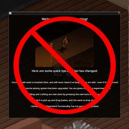 [DEPRECATED] Disable Build 42 Welcome Panel — Project Zomboid Steam Workshop preview image