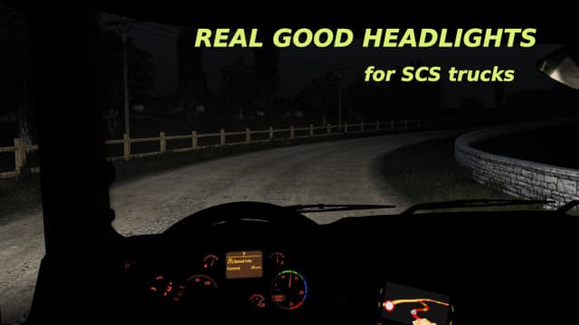 Real Good Headlights for SCS Trucks — Euro Truck Simulator 2 Steam Workshop preview image