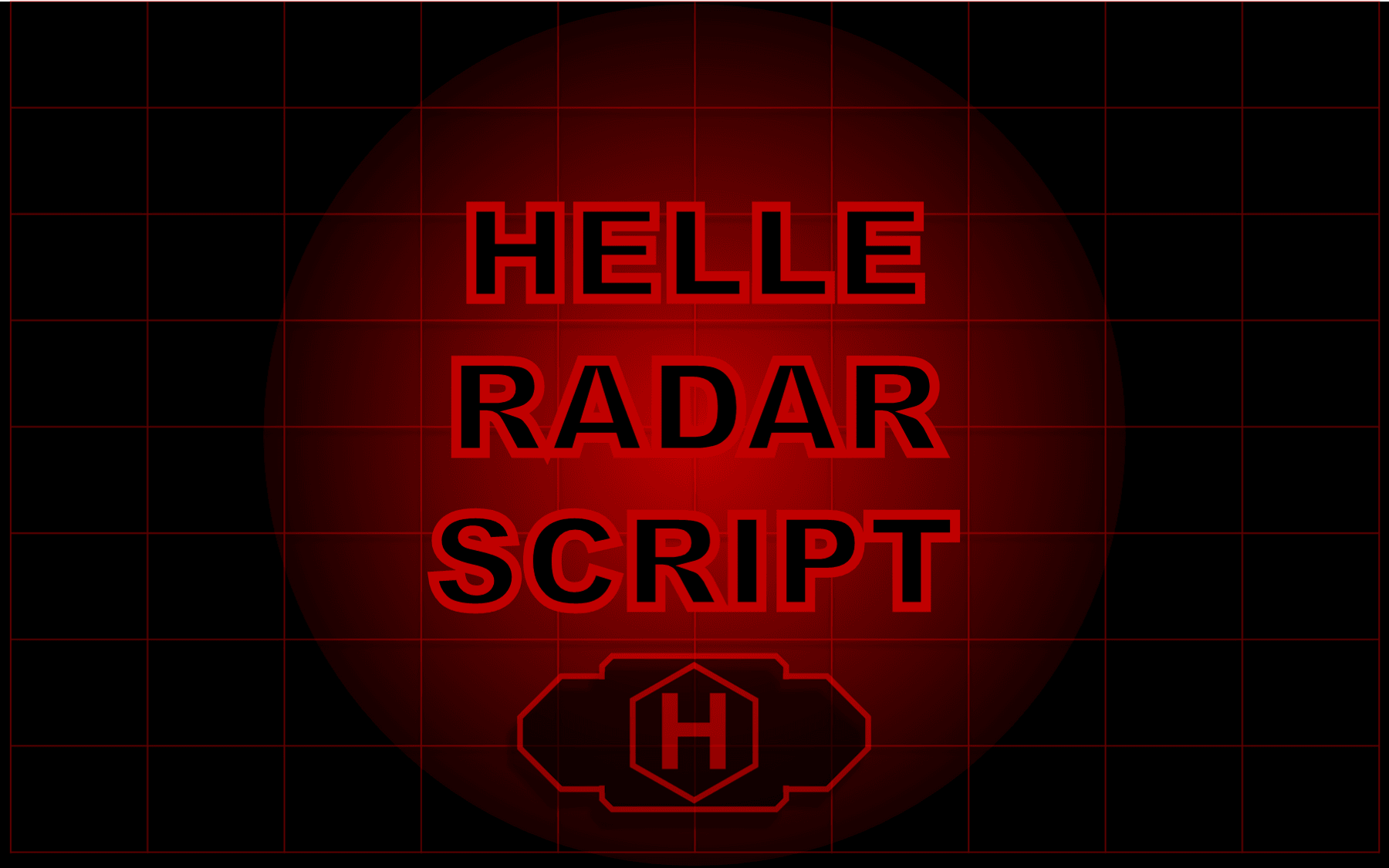 HELLE LCD RADAR — Space Engineers Workshop preview