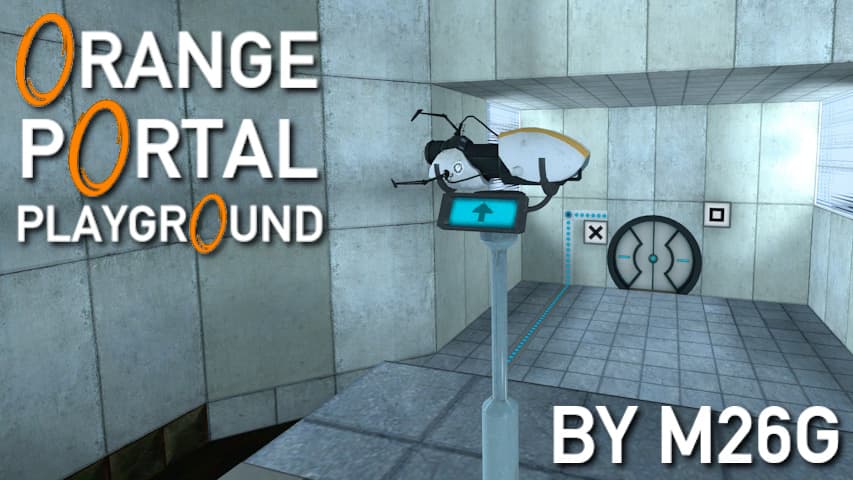 Orange Portal Playground — Portal 2 Workshop preview