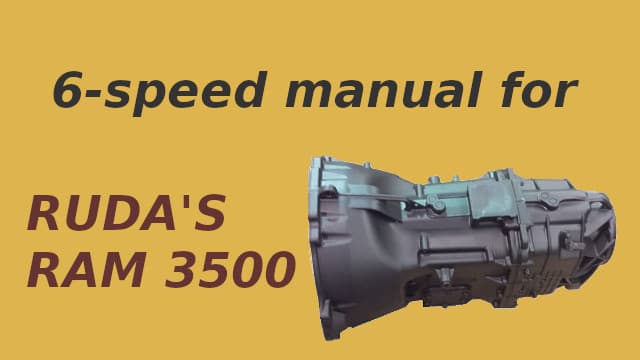6-Speed Manual for RUDA'S RAM 3500 — Euro Truck Simulator 2 Steam Workshop preview image