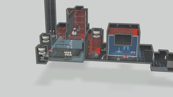 синий и оранжевый: тест №1 — Portal 2 Steam Workshop preview image