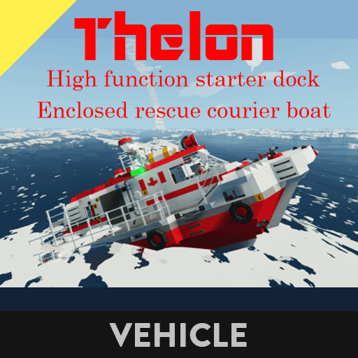 BBW Thelon (Starter dock spawn enclosed arctic cold rescue courier) — Stormworks: Build and Rescue Workshop preview
