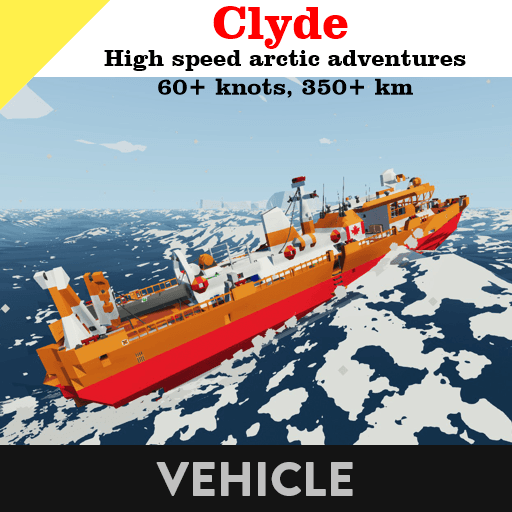 BBW Clyde (High speed arctic adventures, 60+ knots, 290+ nm) — Stormworks: Build and Rescue Workshop preview