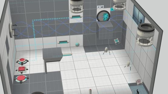 Three red buttons. - PORTAL 2 — Portal 2 Workshop preview