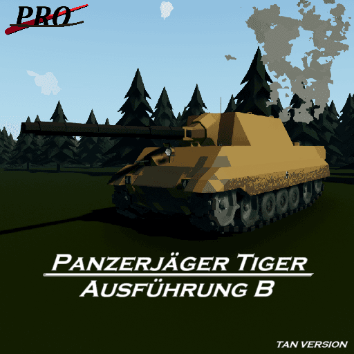 Jagdtiger | Panzerjäger Tiger Ausführung B [TAN VERSION] — Stormworks: Build and Rescue Steam Workshop preview image