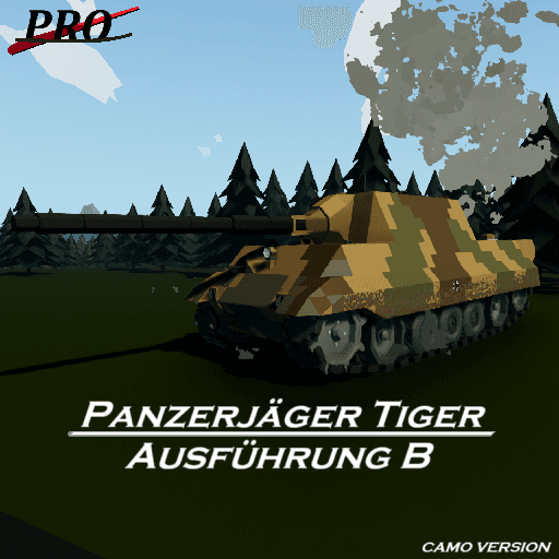 Jagdtiger | Panzerjäger Tiger Ausführung B [CAMO VERSION] — Stormworks: Build and Rescue Steam Workshop preview image