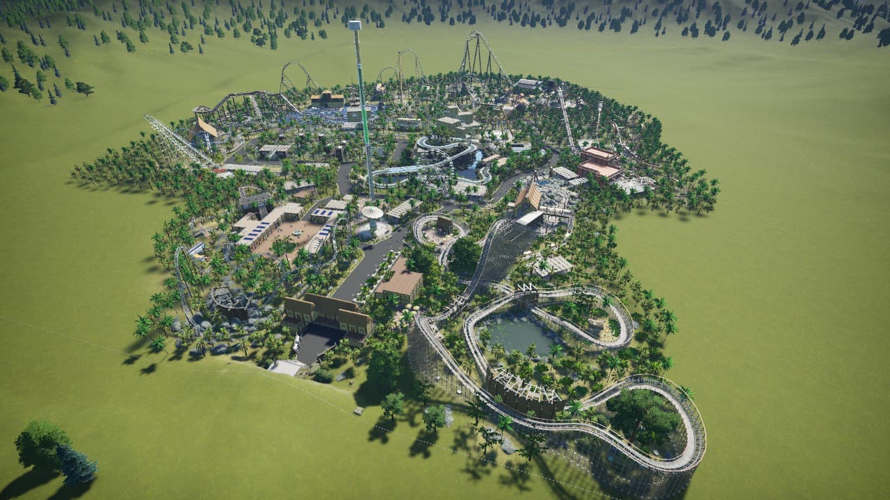 Flying fish park - My last parc ever on PCa — Planet Coaster Workshop preview
