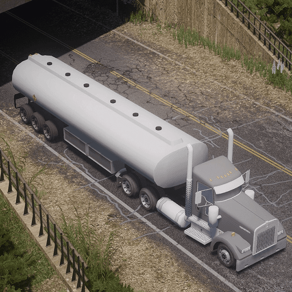 Kenworth W900 Fuel Tanker — Cities: Skylines Steam Workshop preview image