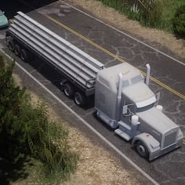 Kenworth W900 Steel Flatbed — Cities: Skylines Steam Workshop preview image