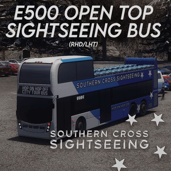 E500 Open Top - Southern Cross Sightseeing [RHD/LHT] — Cities: Skylines Steam Workshop preview image
