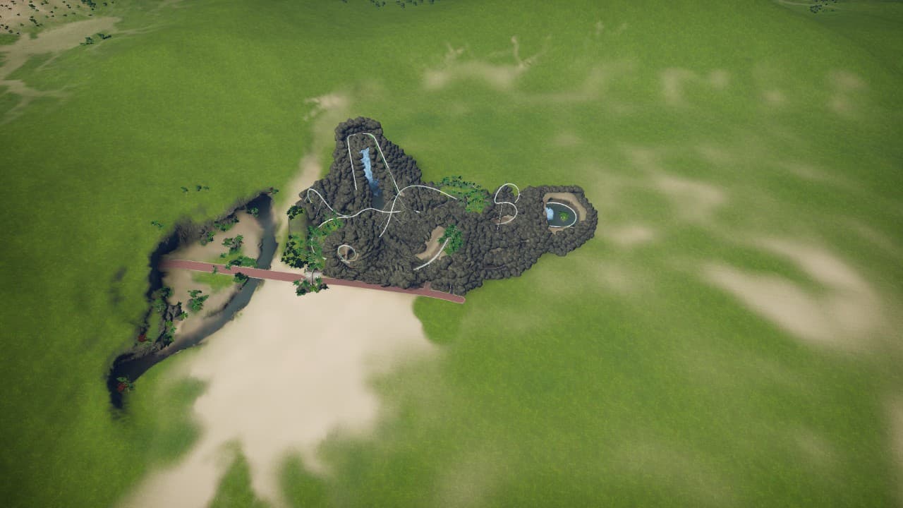 Somewhere in a rock island — Planet Coaster Steam Workshop preview image
