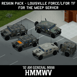 [B41/42 WIP] '92 AM General M998 Reskin - Louisville Force (LFOR), Philippines Division — Project Zomboid Steam Workshop preview image