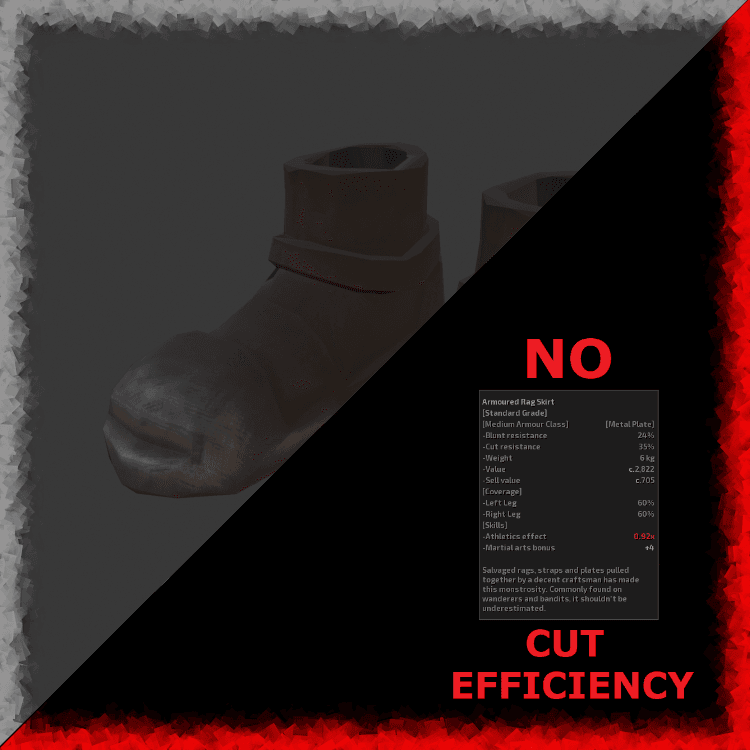 Hack Stopper Shoes - No Cut Efficiency Patch — Kenshi Workshop preview