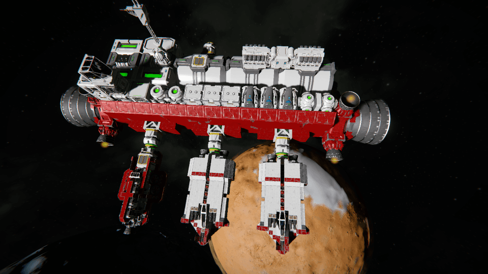 M2N Merchant (Full Set) for Survival Mode 1.0 (Includes support ships) — Space Engineers Workshop preview