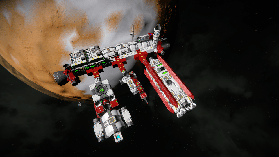 M2n Mobile Base For Survival Mode - v1.1 - full set — Space Engineers Workshop preview
