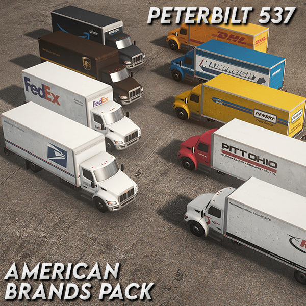 Peterbilt 537 - American Brands Pack — Cities: Skylines Workshop preview