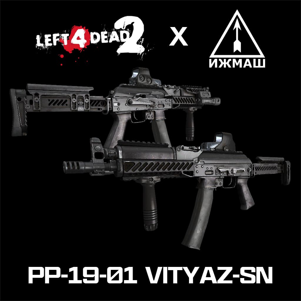 PP-19-01 Vityaz-SN (MP5) — Left 4 Dead 2 Steam Workshop preview image