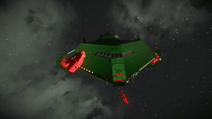Ur-Quan Dreadnought — Space Engineers Workshop preview