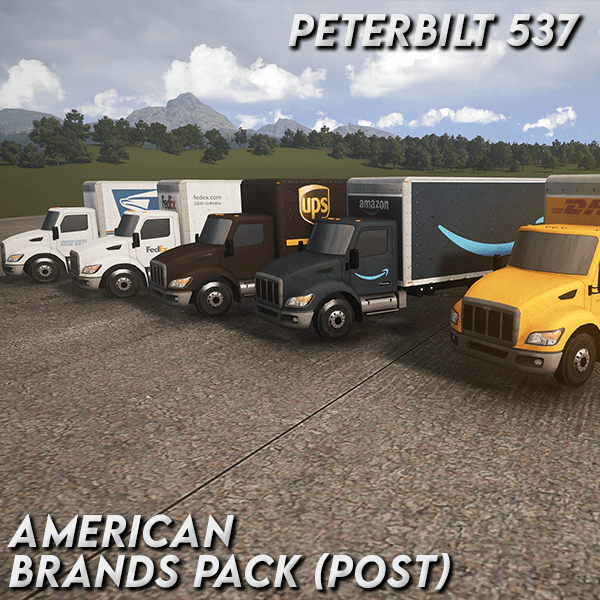 Peterbilt 537 - American Brands Pack [Post Industry] — Cities: Skylines Steam Workshop preview image
