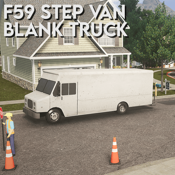 F59 Step Van Blank — Cities: Skylines Steam Workshop preview image