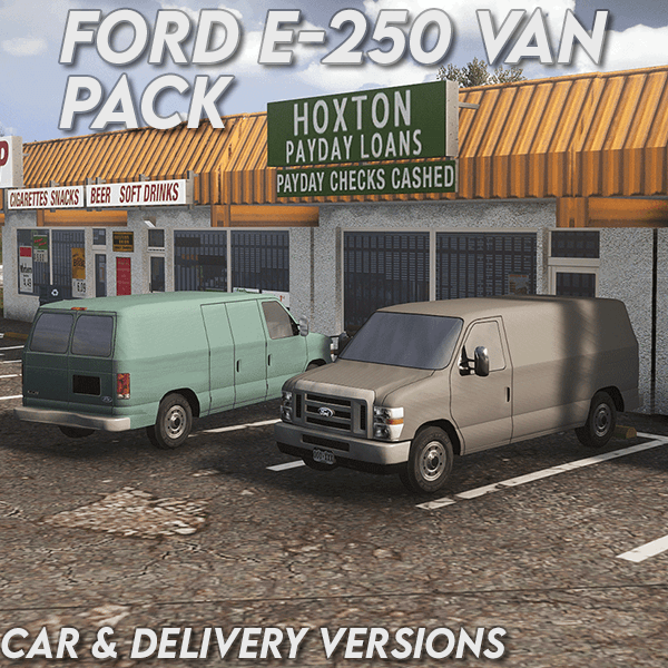 Ford E-250 Vans — Cities: Skylines Steam Workshop preview image