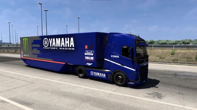 (MOTOGP) Monster Energy Yamaha Racing Team MotoGP 2024 — Euro Truck Simulator 2 Steam Workshop preview image